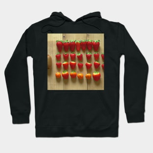 The size chart strawberry yummy Hoodie